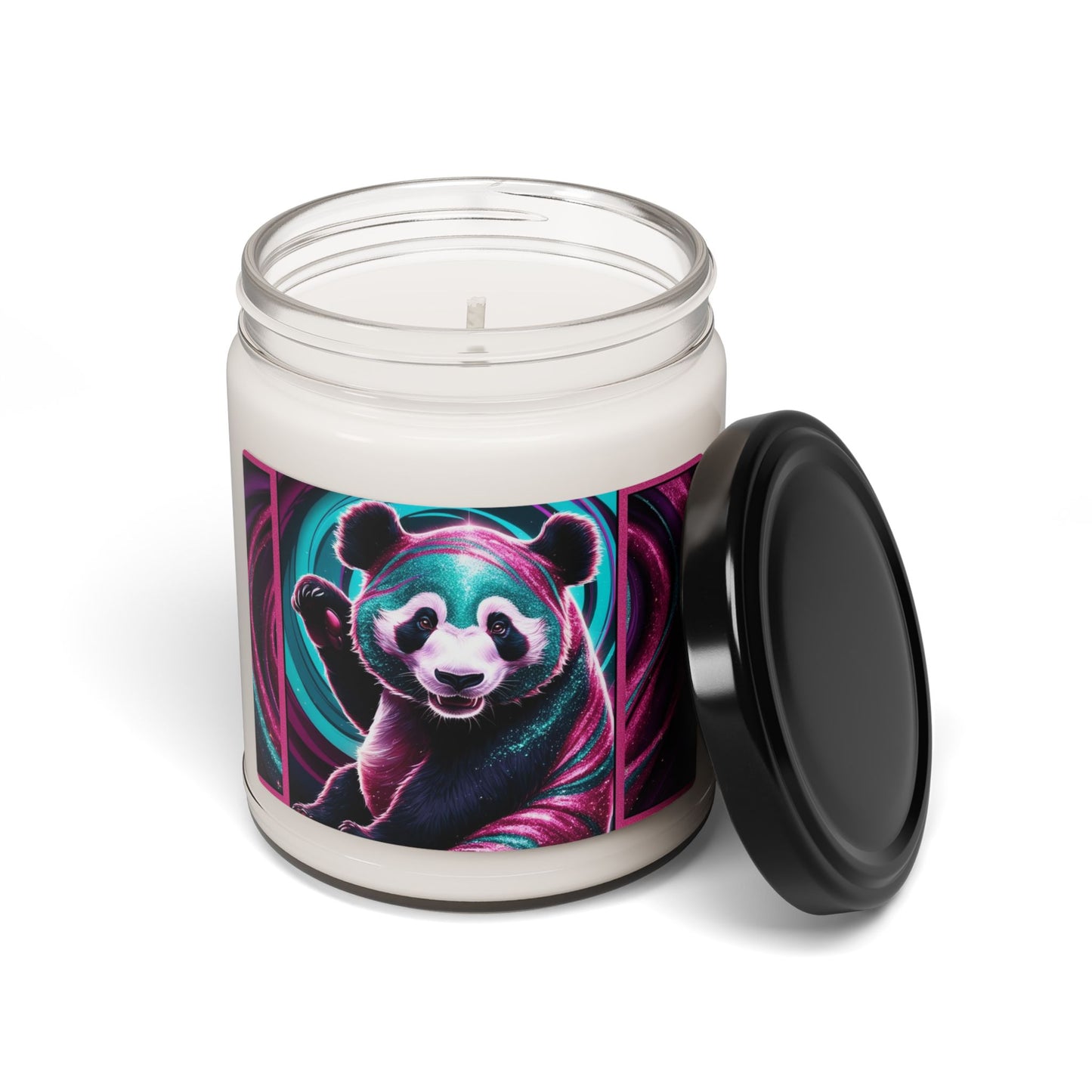 Psychedelic Panda- Scented Soy Candle, 9oz