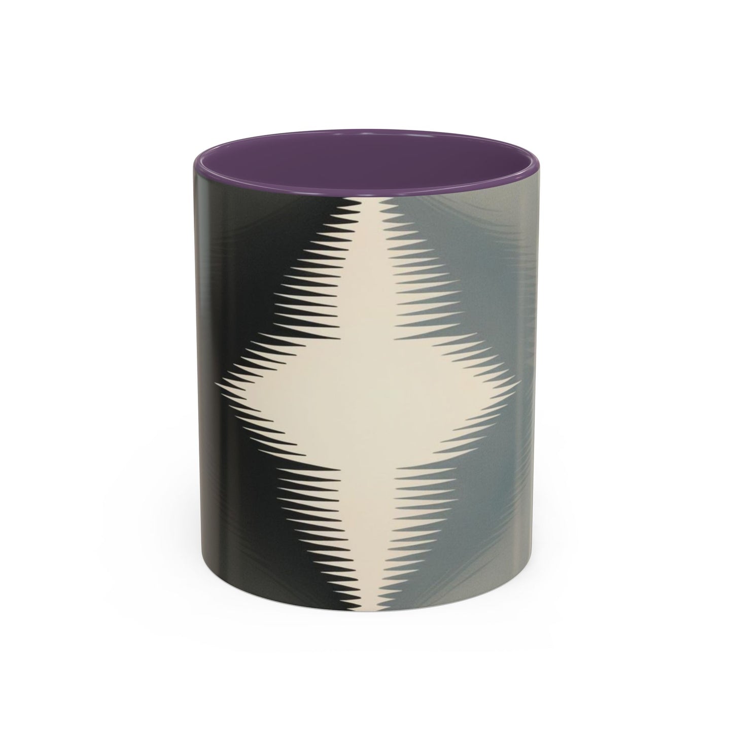 Optical Illusion Accent Mug – Ceramic Coffee Cup