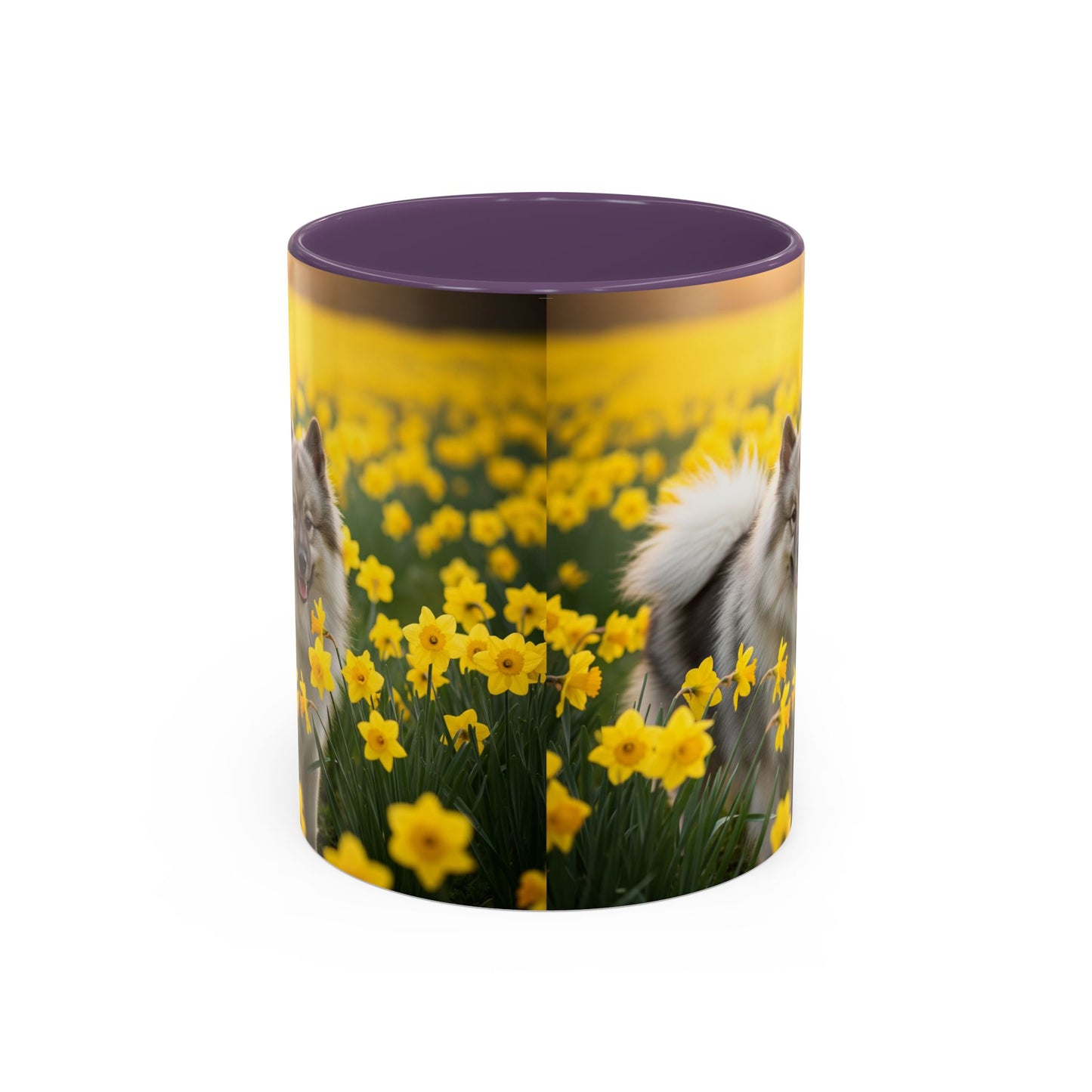 Taza con detalles de Keeshond: el regalo perfecto para los amantes de los perros