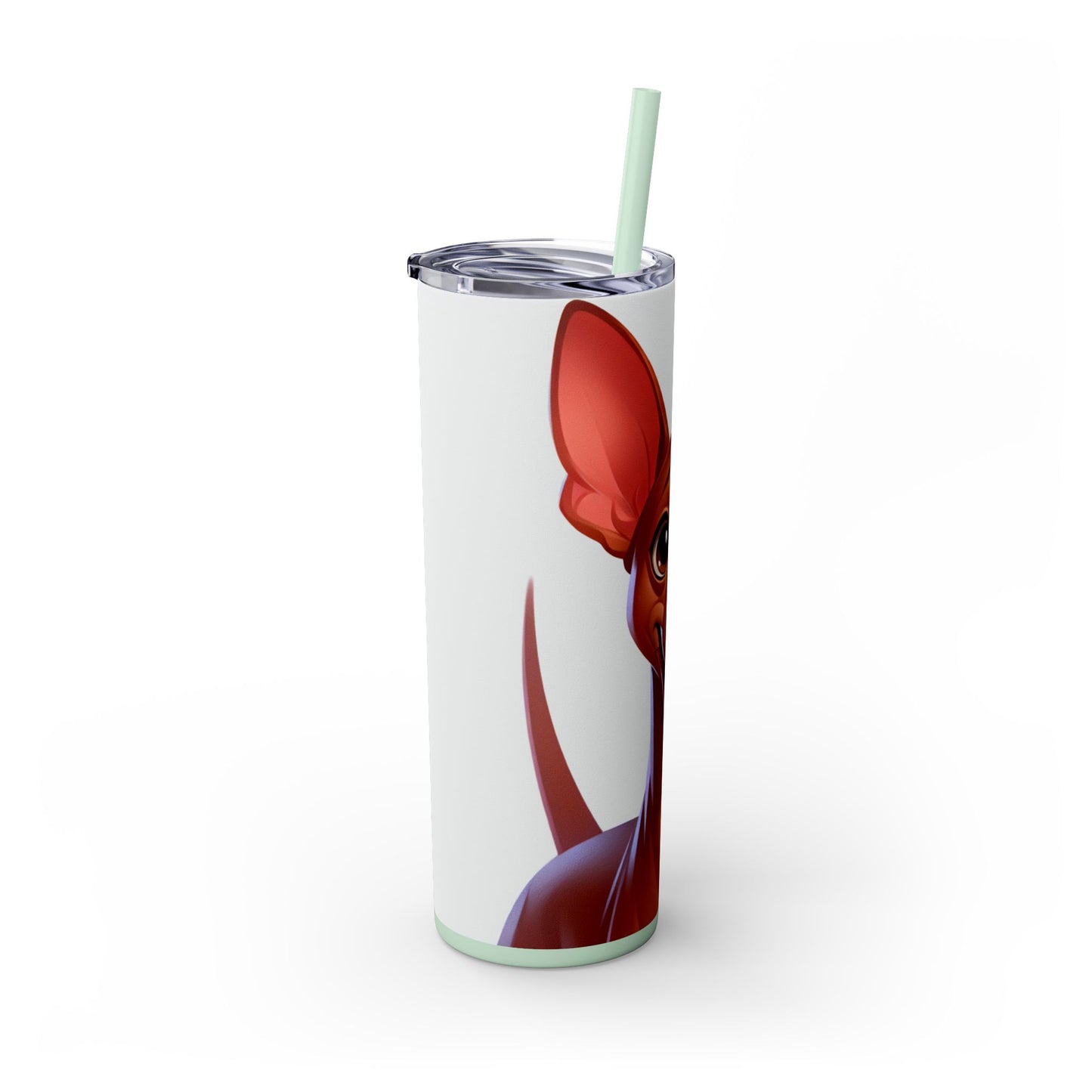 Vaso Cirneco dell'Etna con pajita, 20 oz
