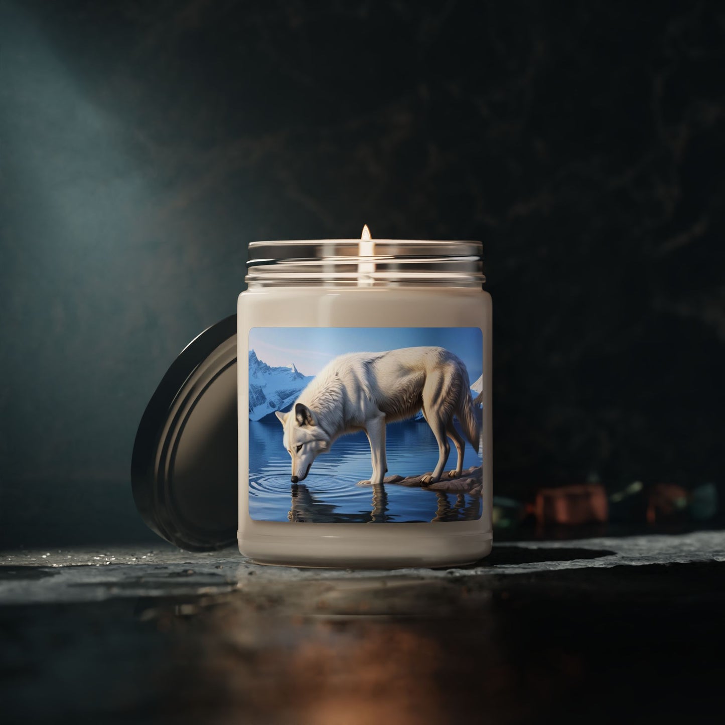 White Wolf- Scented Soy Candle, 9oz