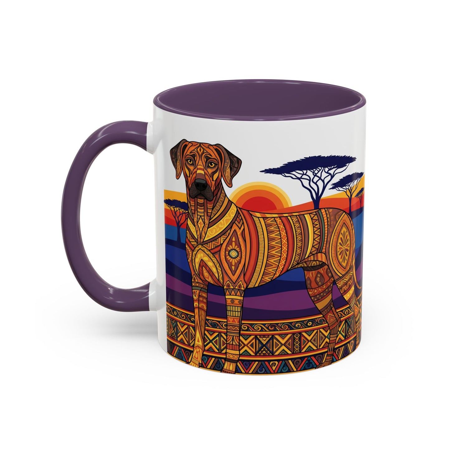 Taza de café con diseño de Rhodesian Ridgeback: el regalo perfecto para los amantes de los perros.