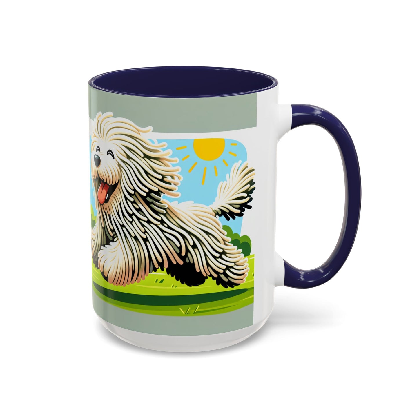 Mug Komondor Accent - Le cadeau idéal pour les amoureux des chiens