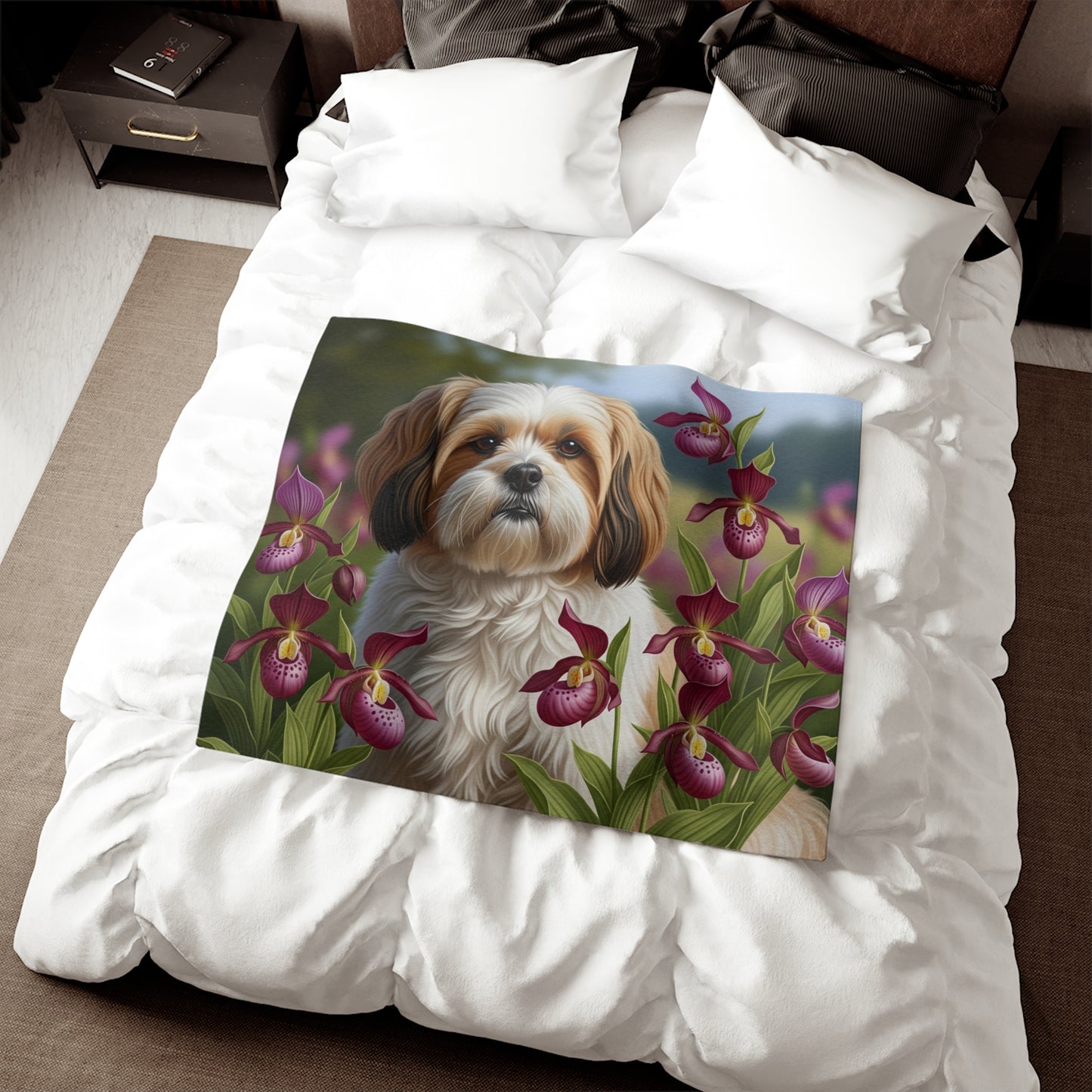 Lhasa Apso Sweatshirt Blanket