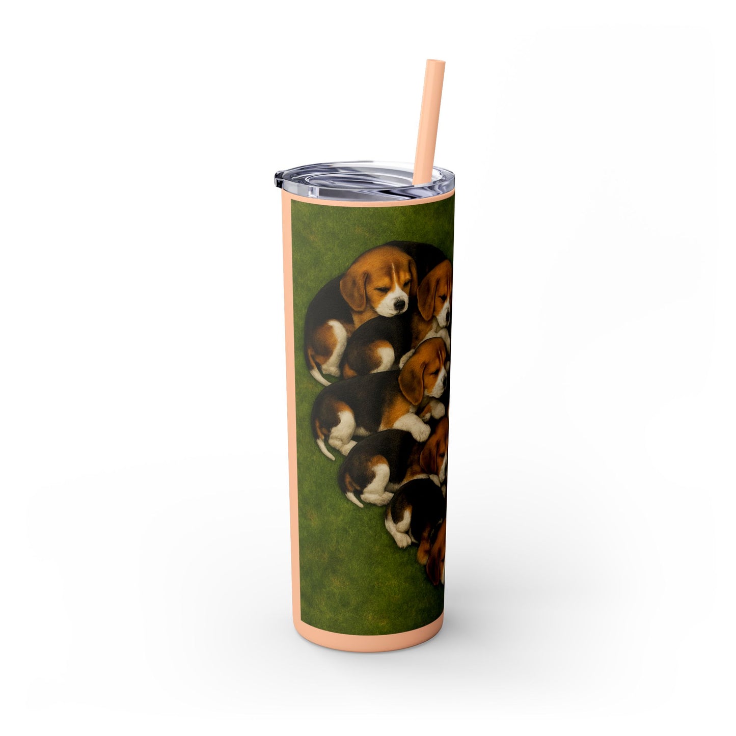 Beagle puppies Tumbler with Straw, 20oz