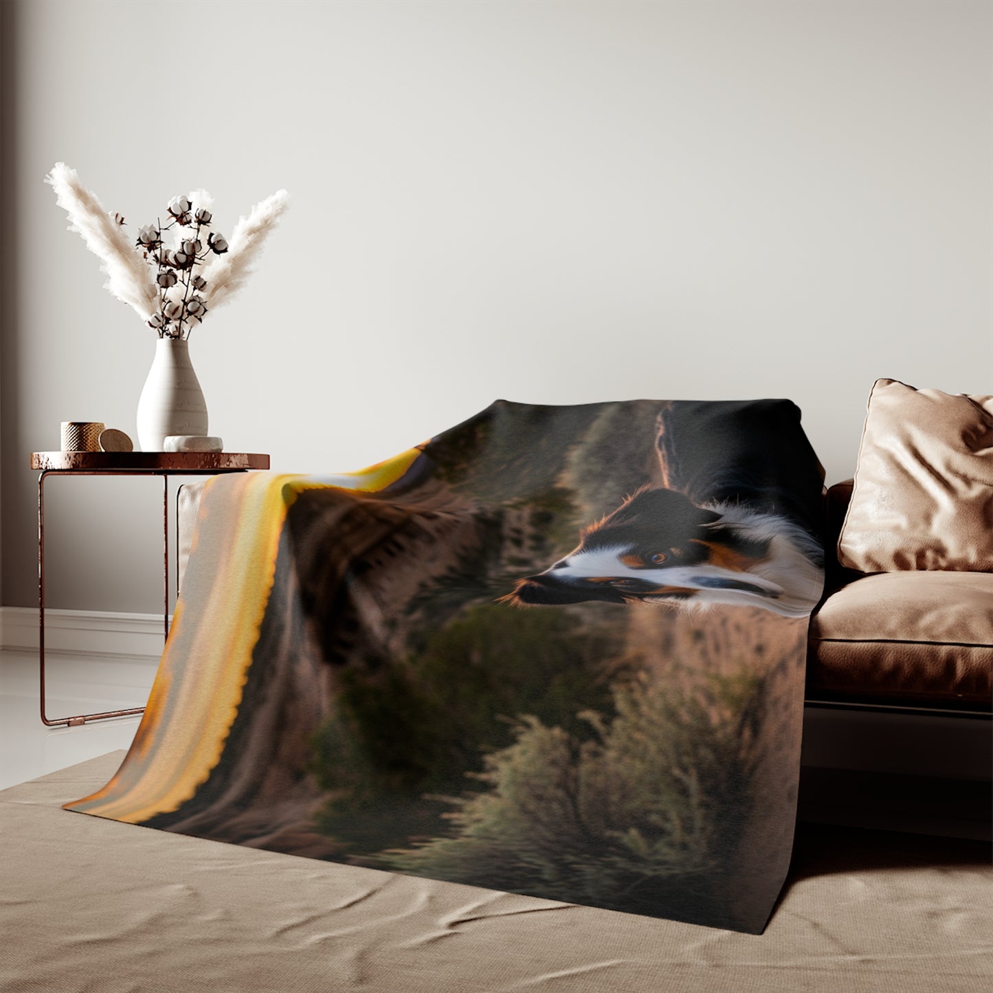 English Shepherd Dog Blanket