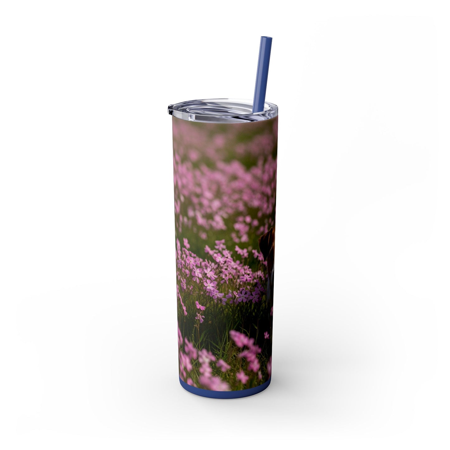 Parson Russell Terrier Skinny Tumbler with Straw, 20oz