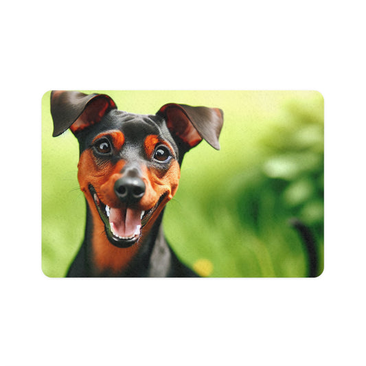 Pet Food Mat (12x18) - German Pinscher