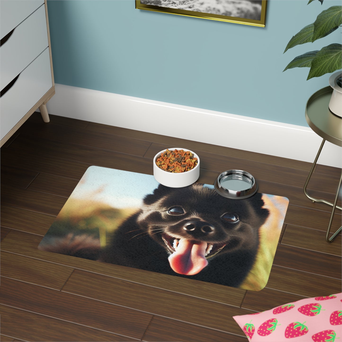 Pet Food Mat (12x18) - Schipperke