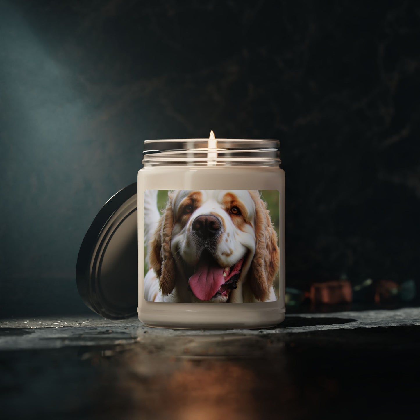 Clumber Spaniel- Scented Soy Candle, 9oz