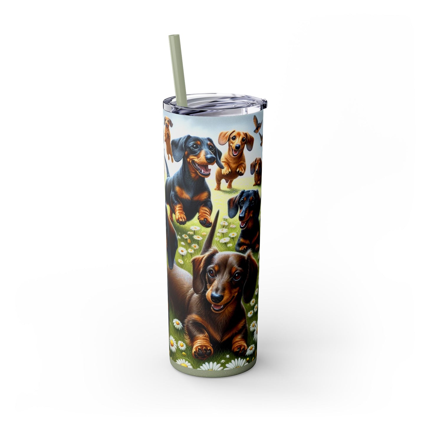 Dachshund with Straw, 20oz
