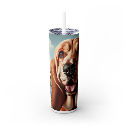 Basset Fauve de Bretagne Tumbler with Straw, 20oz