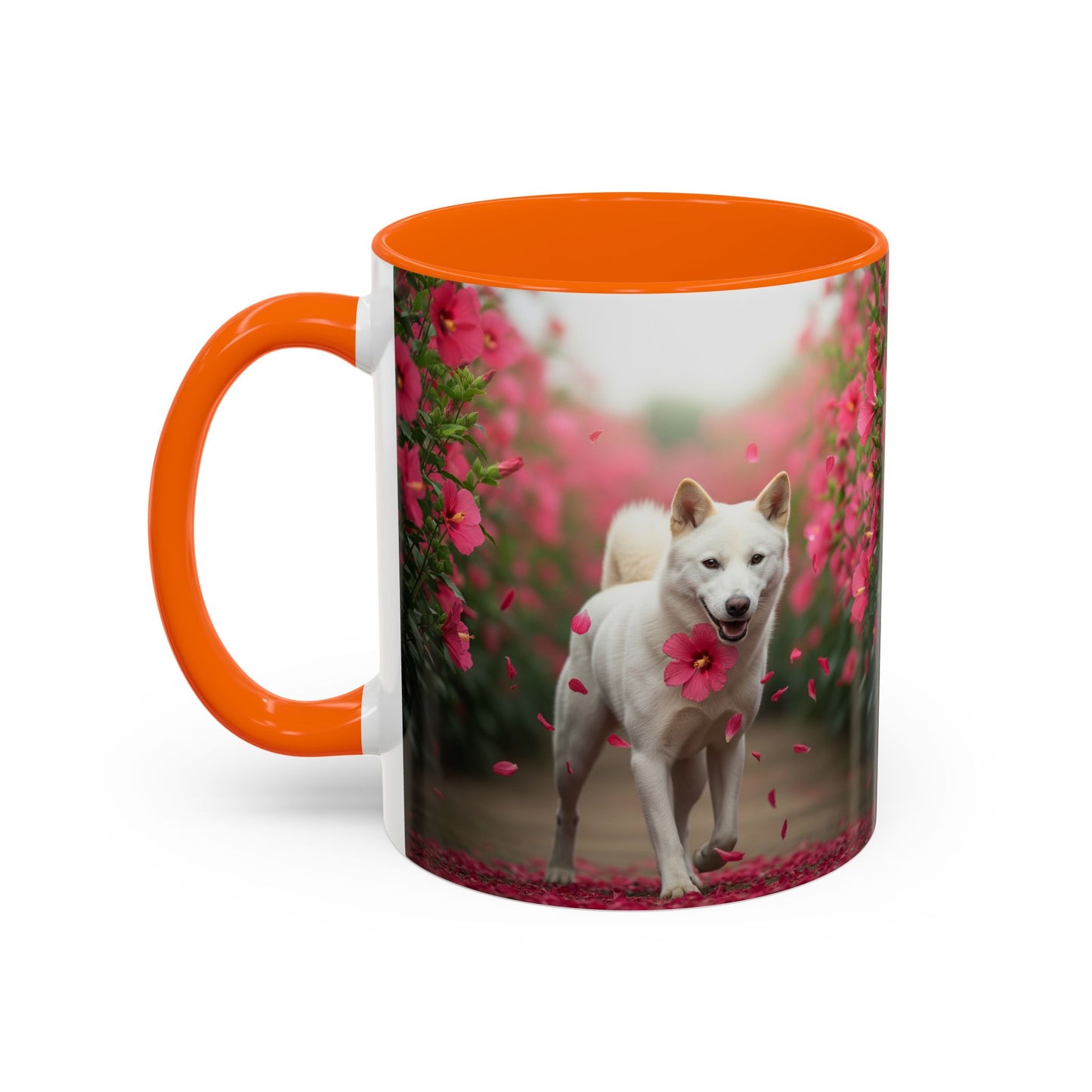 Taza de café con diseño de perro Jindo coreano: el regalo perfecto para los amantes de los perros.