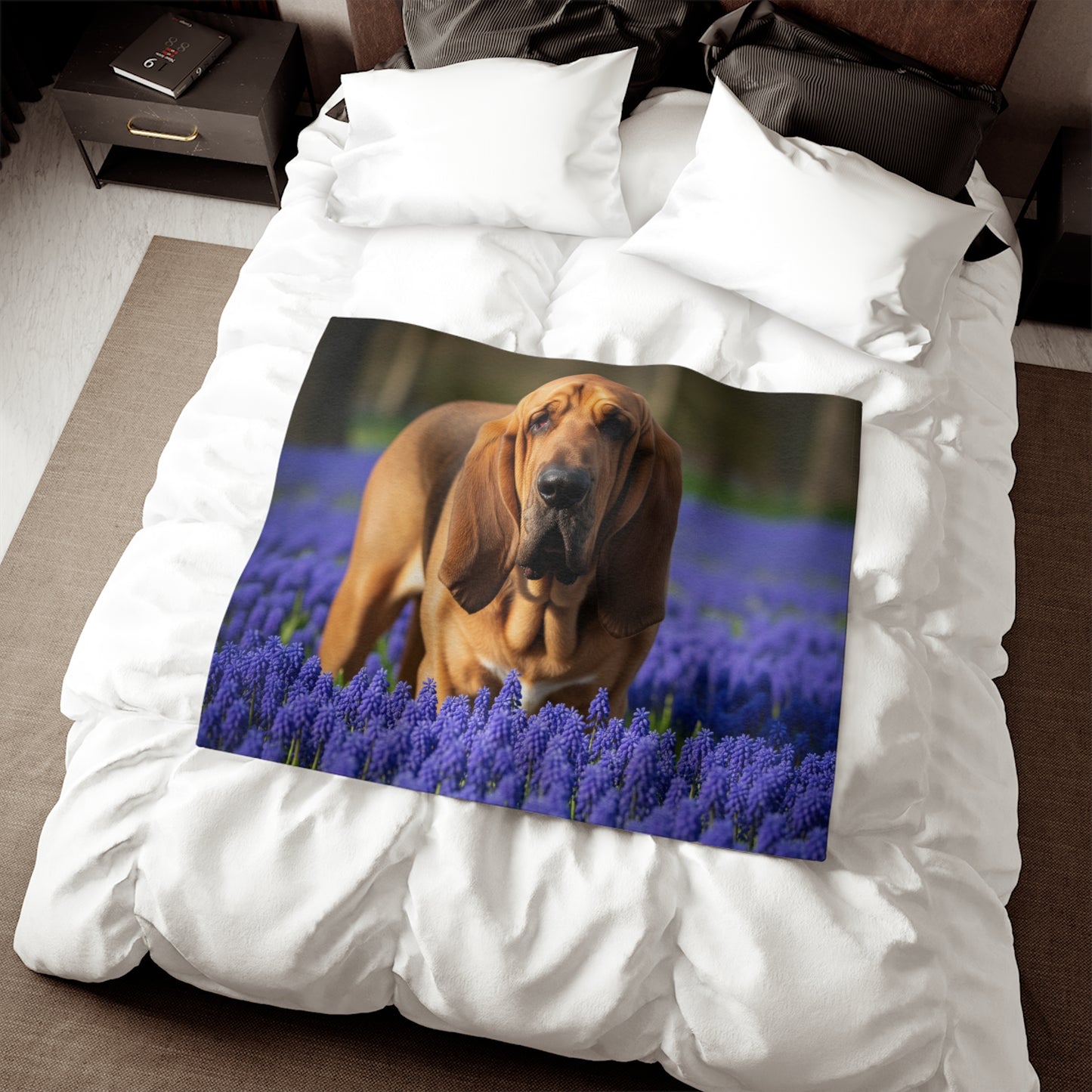 Bloodhound Sweatshirt Blanket