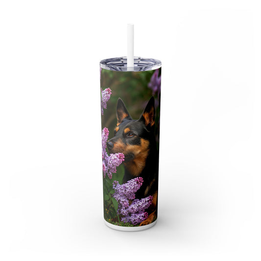 Mudi Skinny Tumbler with Straw, 20oz