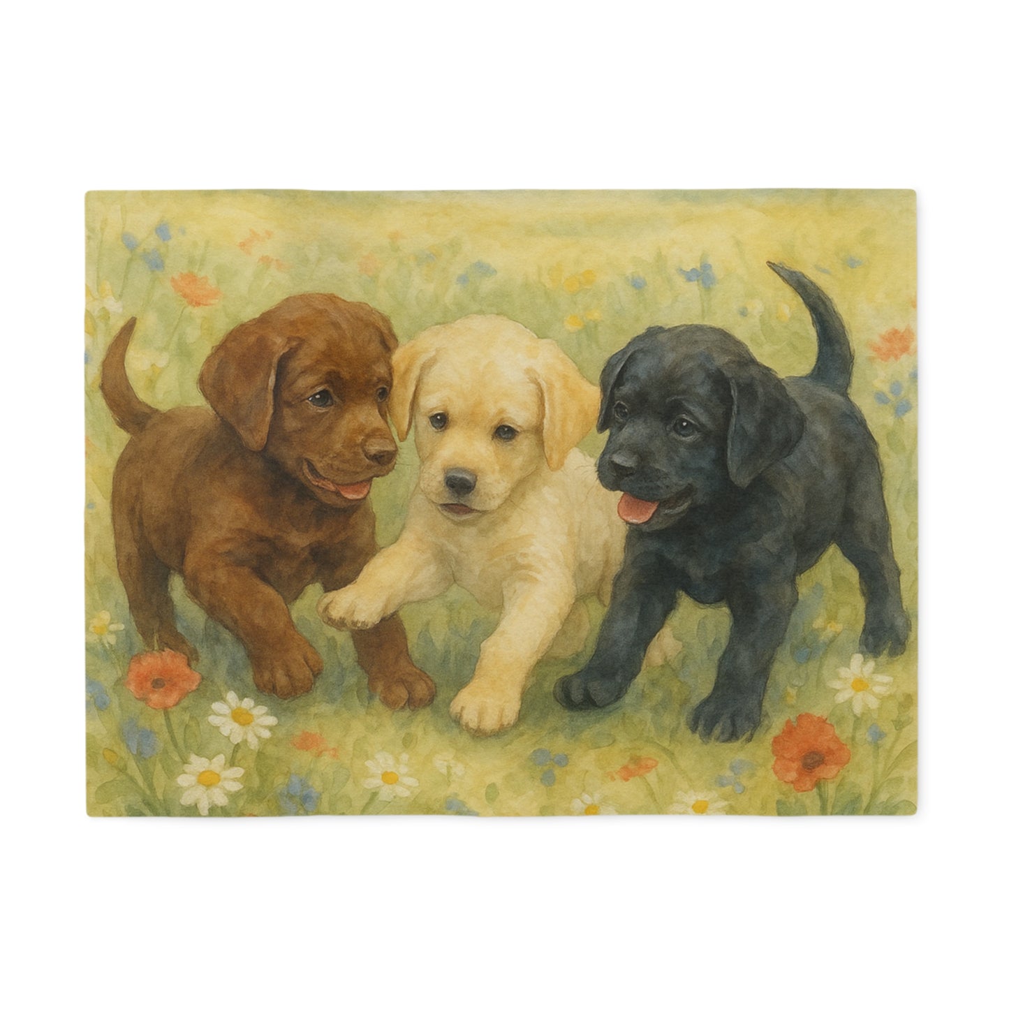 Couverture en sweat-shirt pour chiots Labrador Retriever