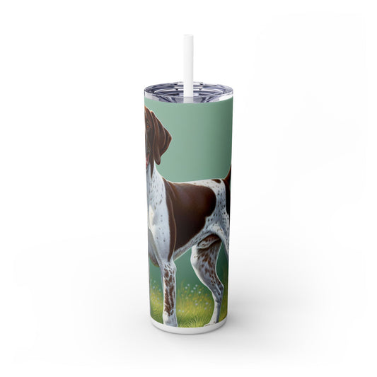 Pointer Skinny Tumbler with Straw, 20oz