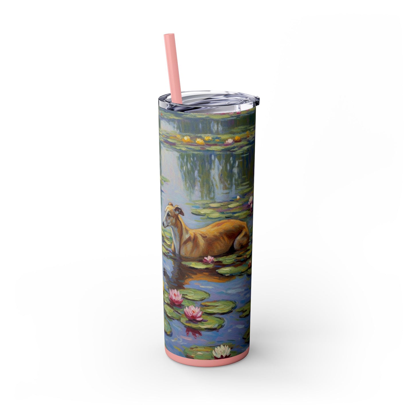 Vaso para galgos con pajita, 20 oz