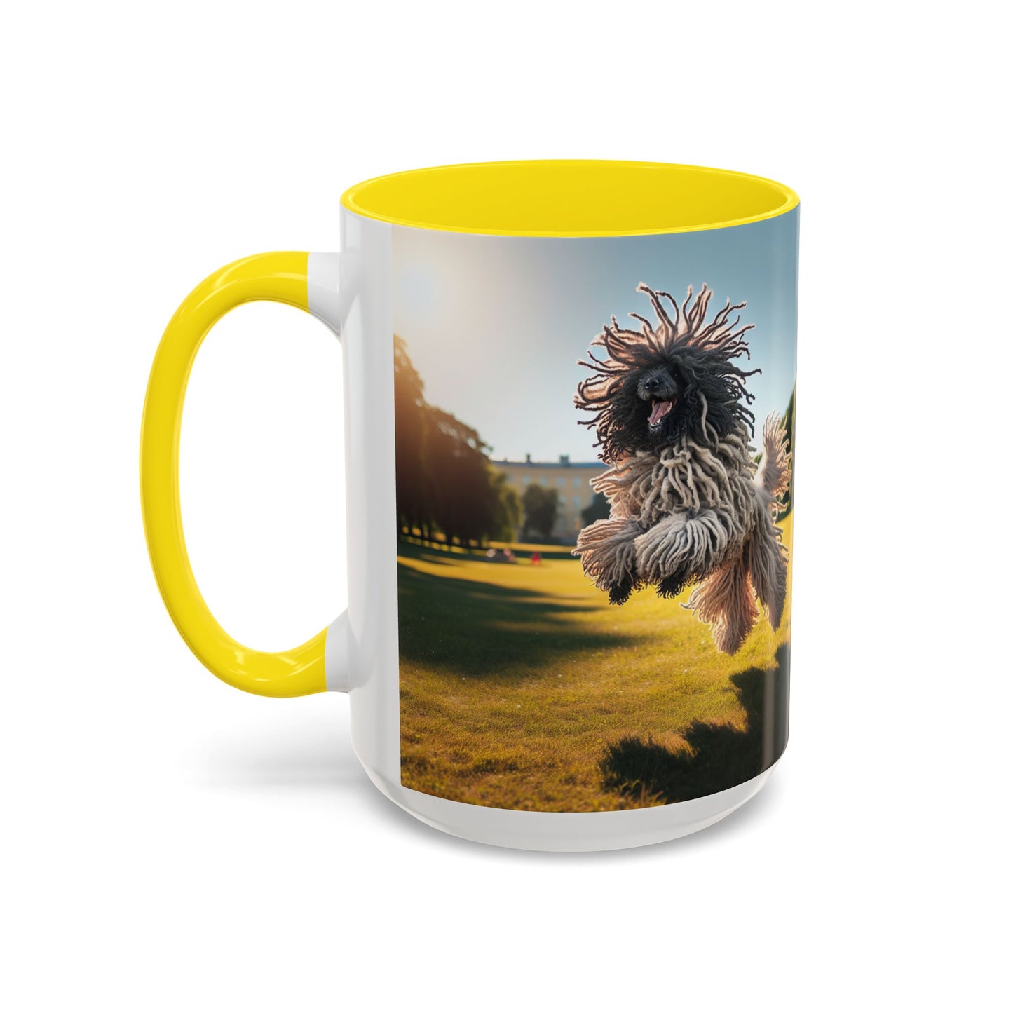 Puli Accent Coffee Mug - Perfect Gift for Dog Lovers