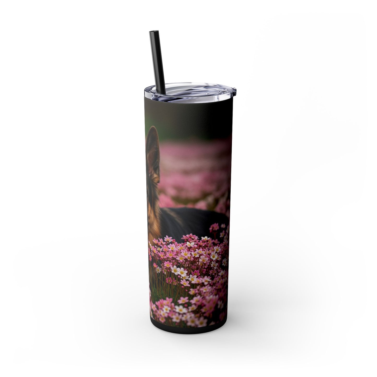 German Shepherd Tumbler with Straw, 20oz