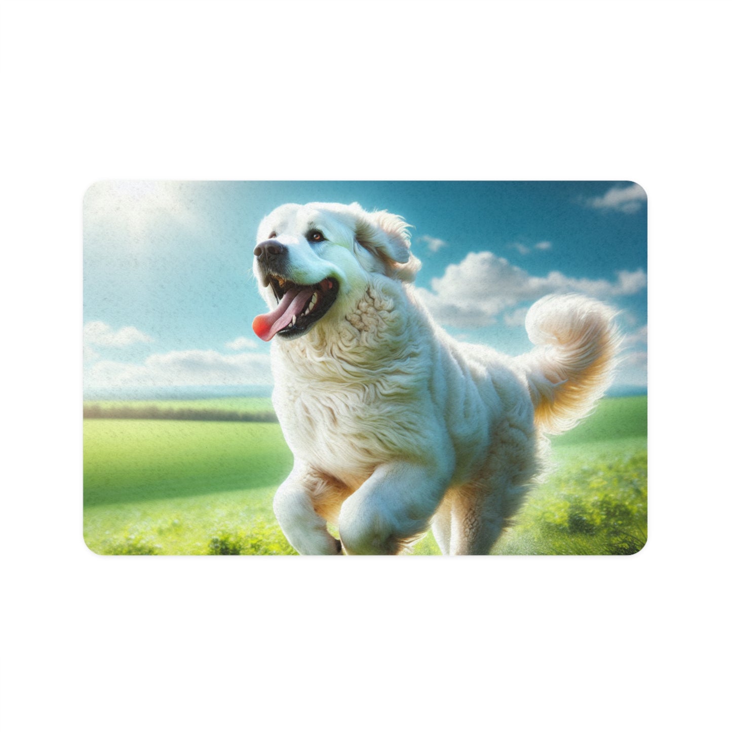 Pet Food Mat (12x18) - Kuvasz