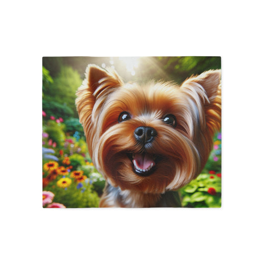 Yorkshire Terrier Sweatshirt Blanket