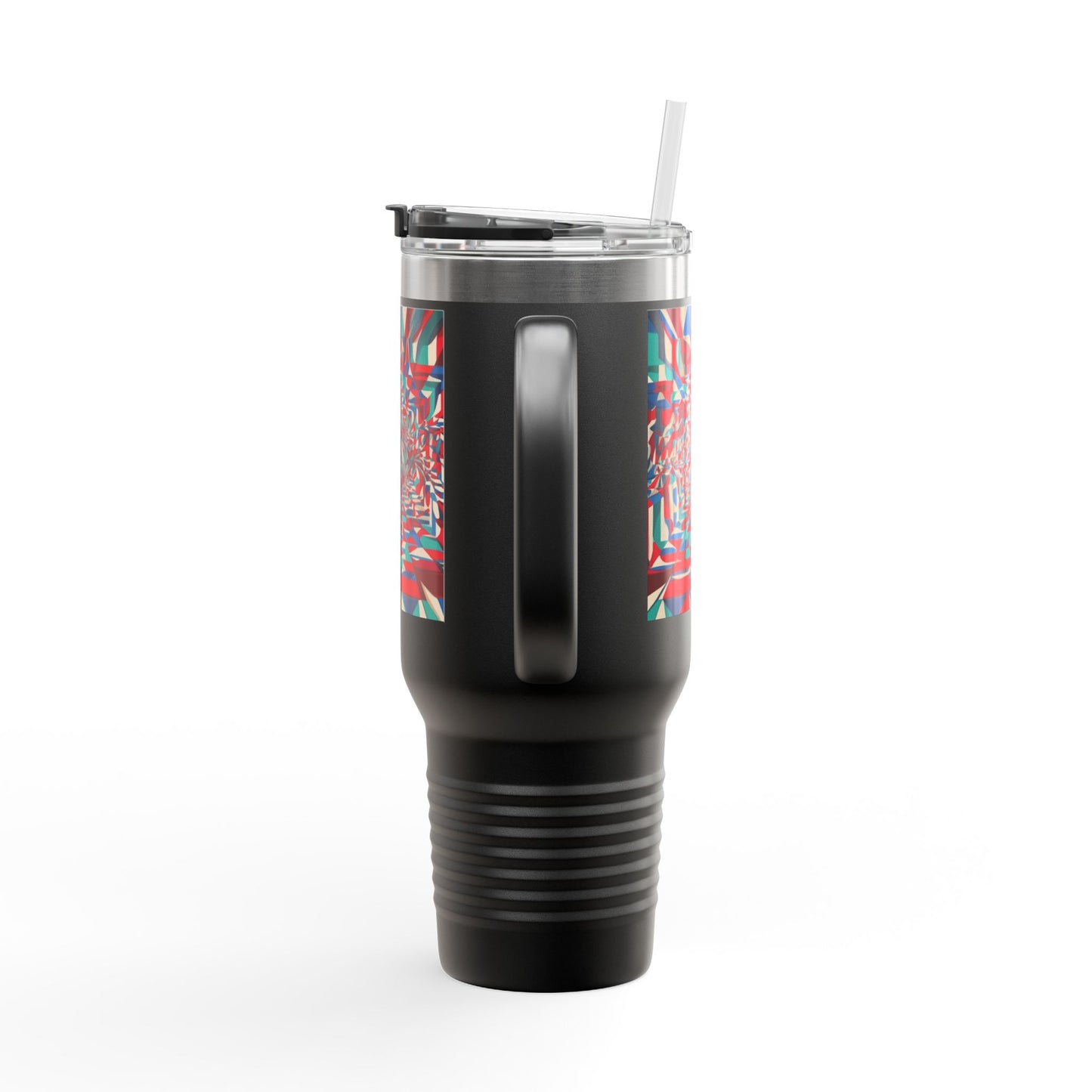 Optical Illusion Insulated Travel Mug, 40oz