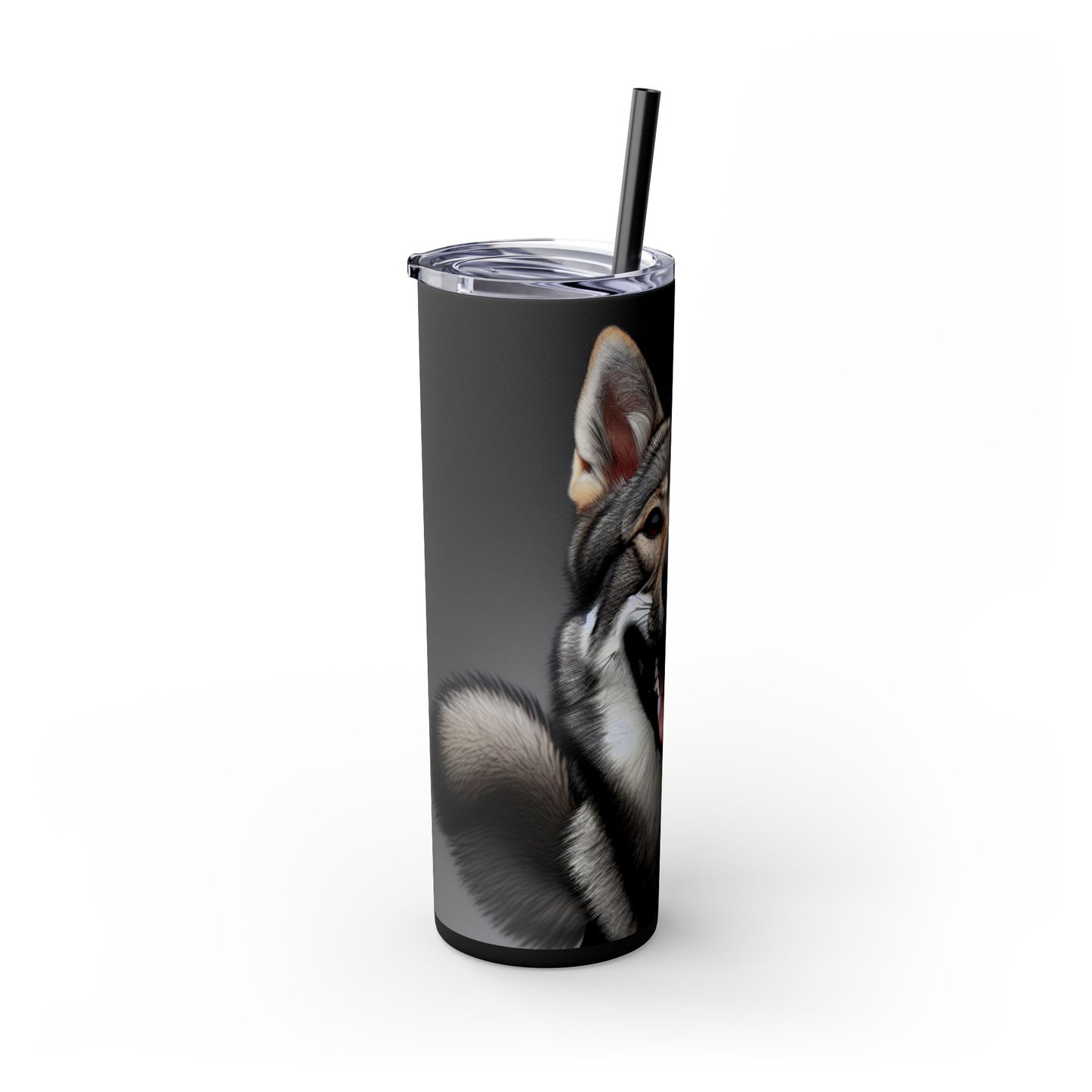 Gobelet isotherme tchécoslovaque Vlcak avec paille, 59 cl