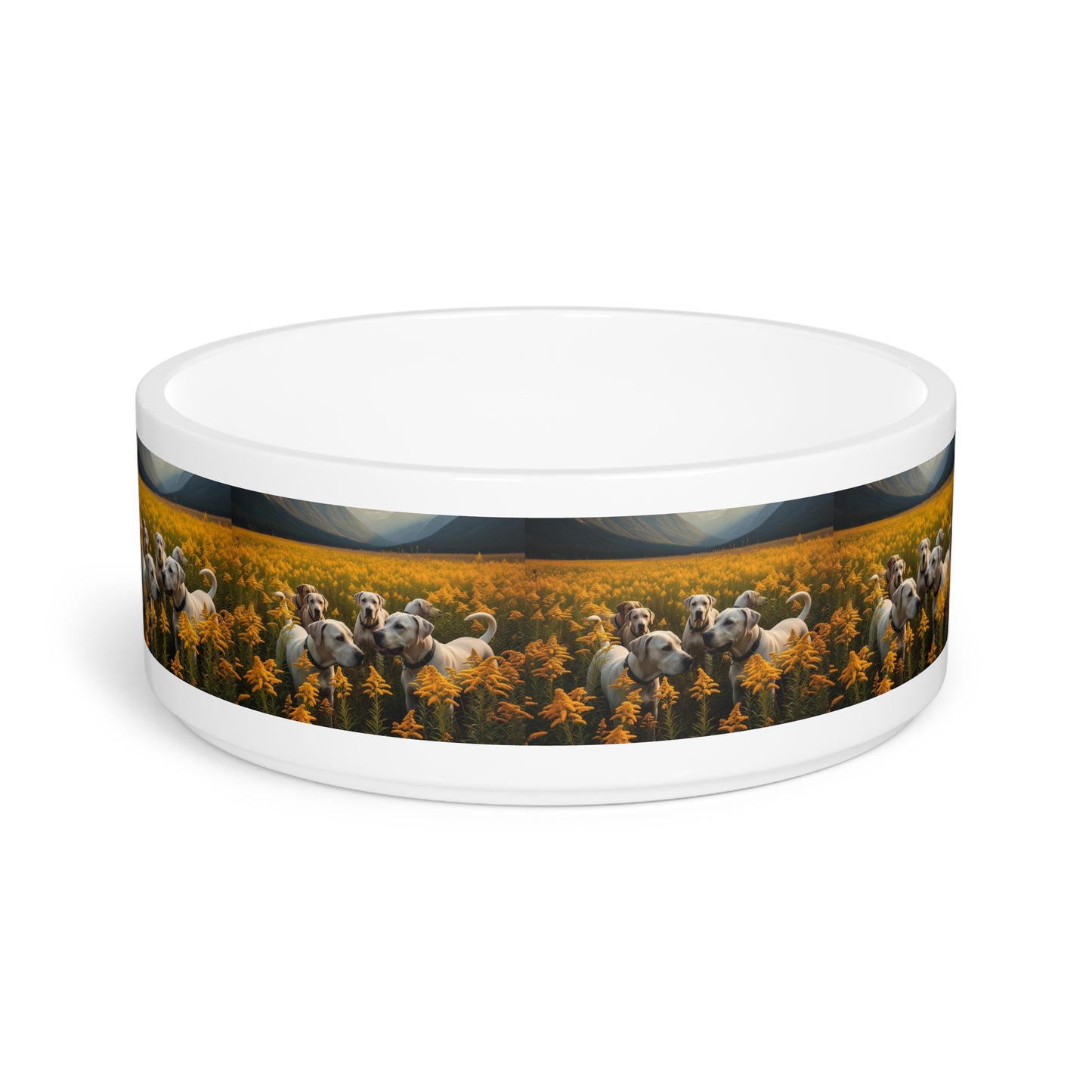 Ceramic Pet Bowl – 16 oz Dog Feeding Bowl
