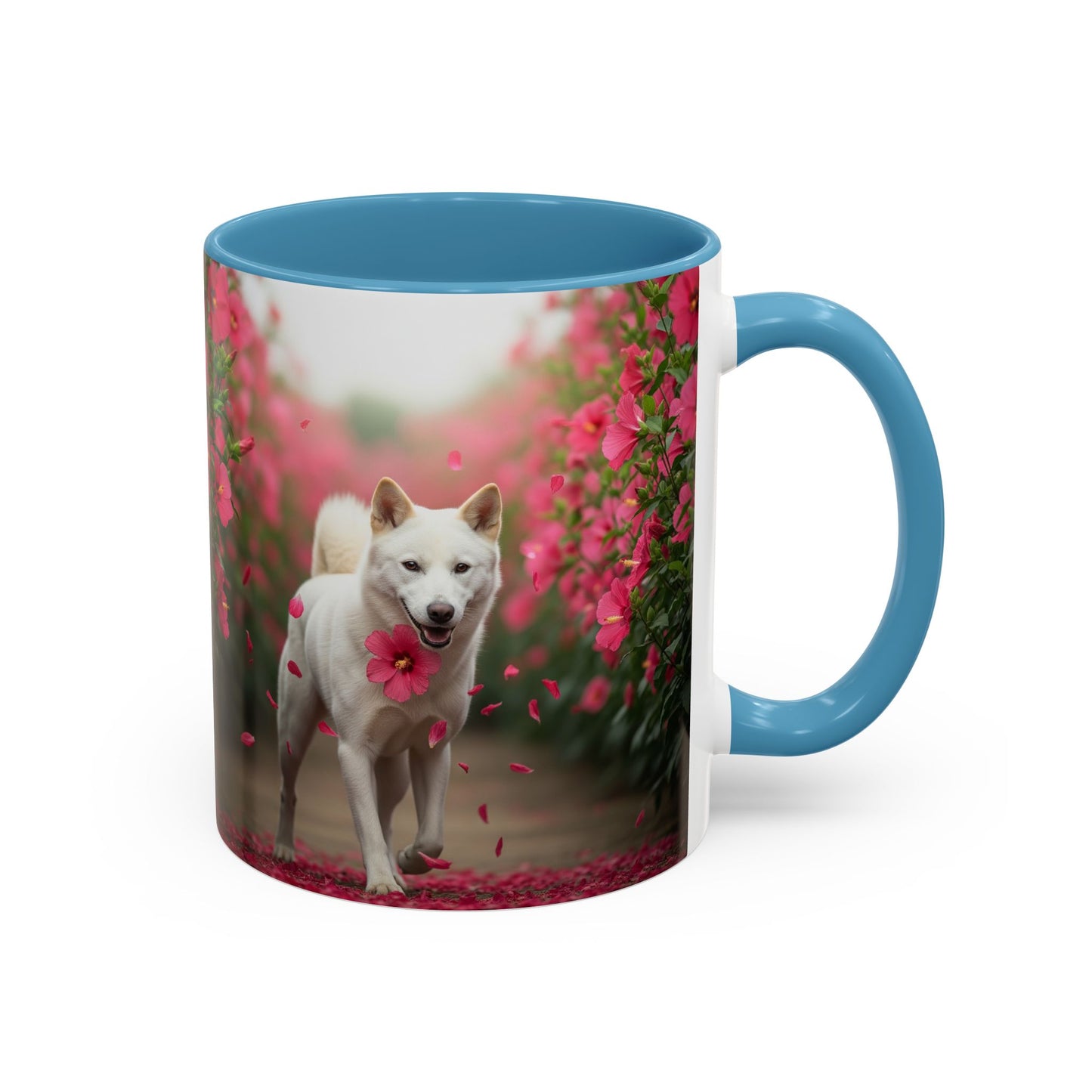 Taza de café con diseño de perro Jindo coreano: el regalo perfecto para los amantes de los perros.