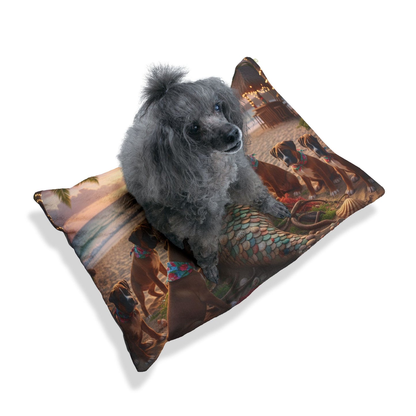 Mermaid Dog Beach Pet Bed
