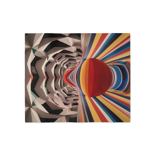 Optical Illusion Sweatshirt Blanket