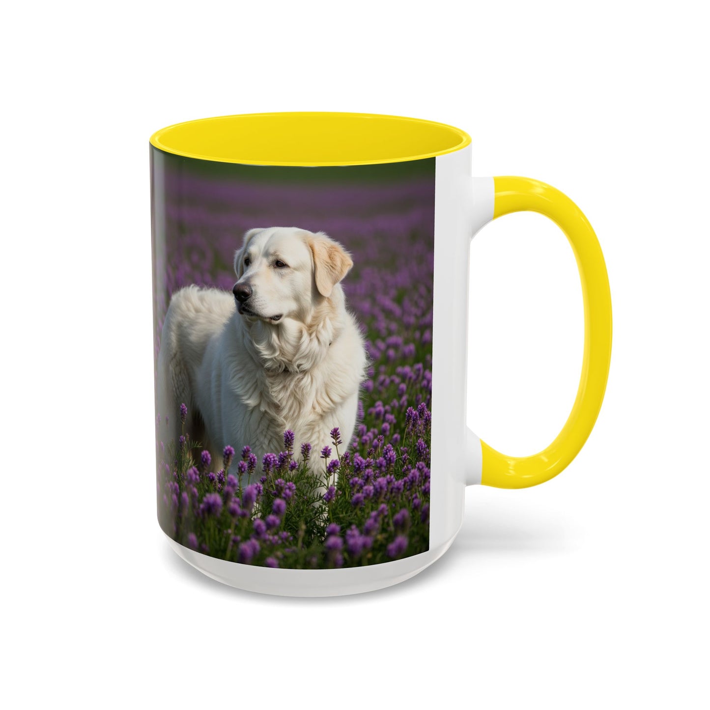 Taza de café con acento Kuvasz: regalo perfecto para los amantes de los perros