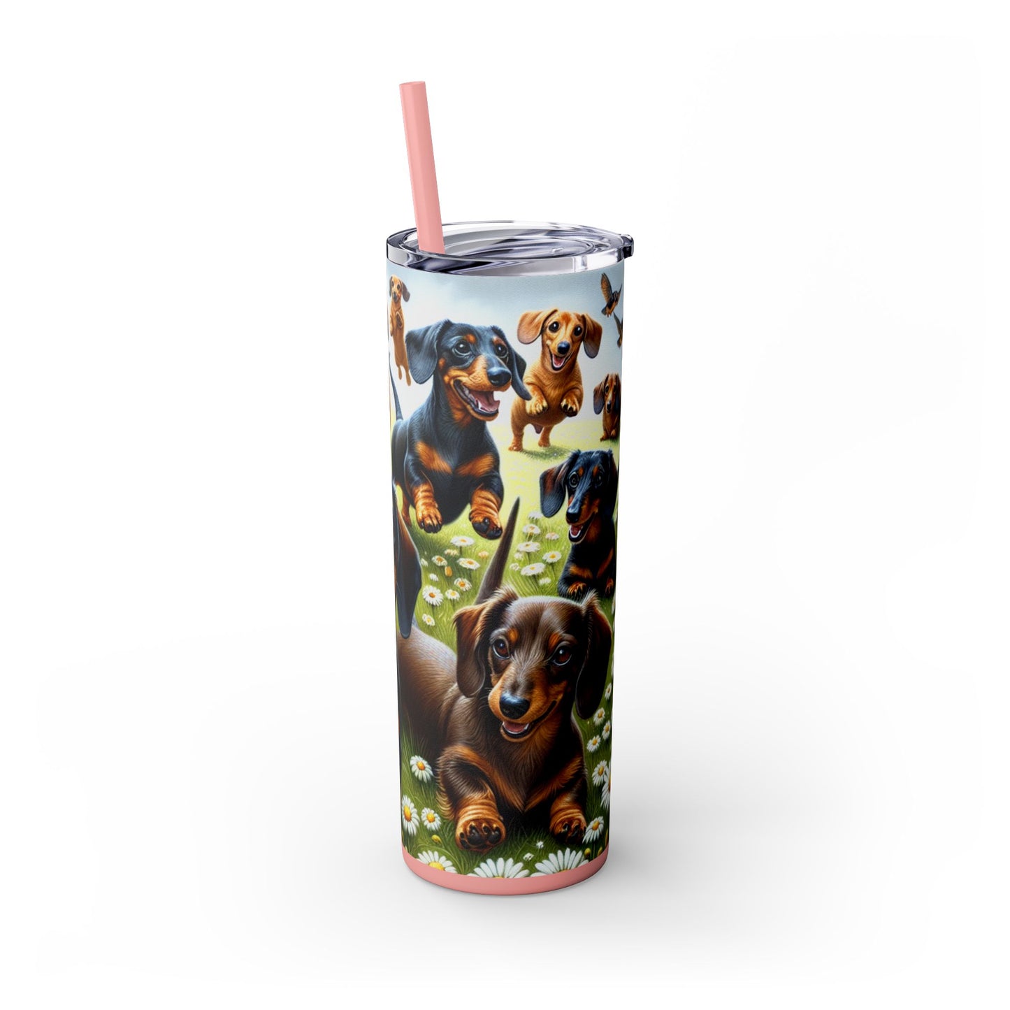 Dachshund with Straw, 20oz
