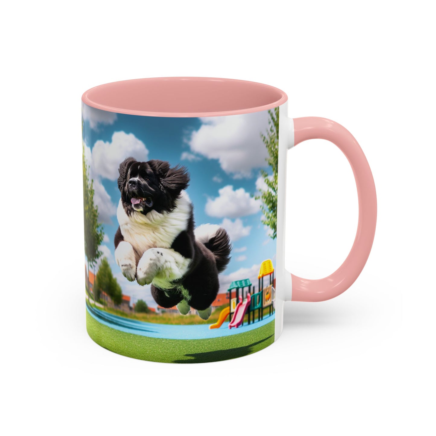 Taza de café con acento Landseer: el regalo perfecto para los amantes de los perros