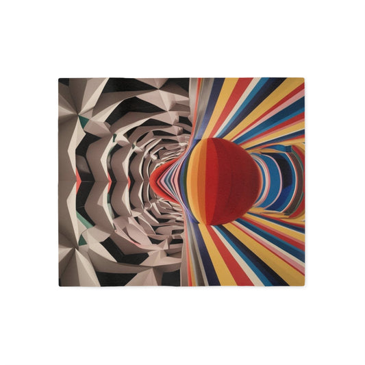 Optical Illusion Sweatshirt Blanket
