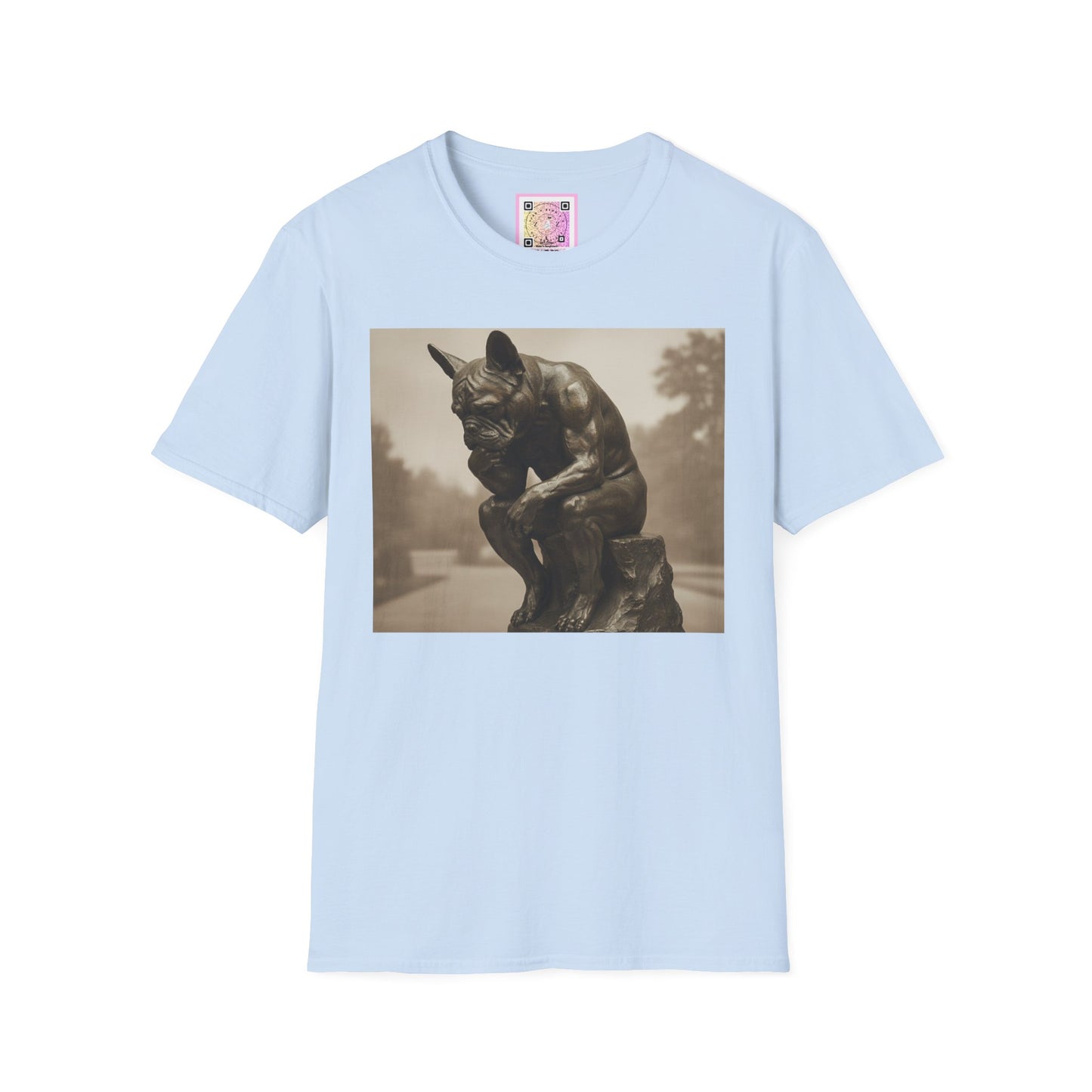 Canine Canvas Collection: Rodin Homage Tee Shirt