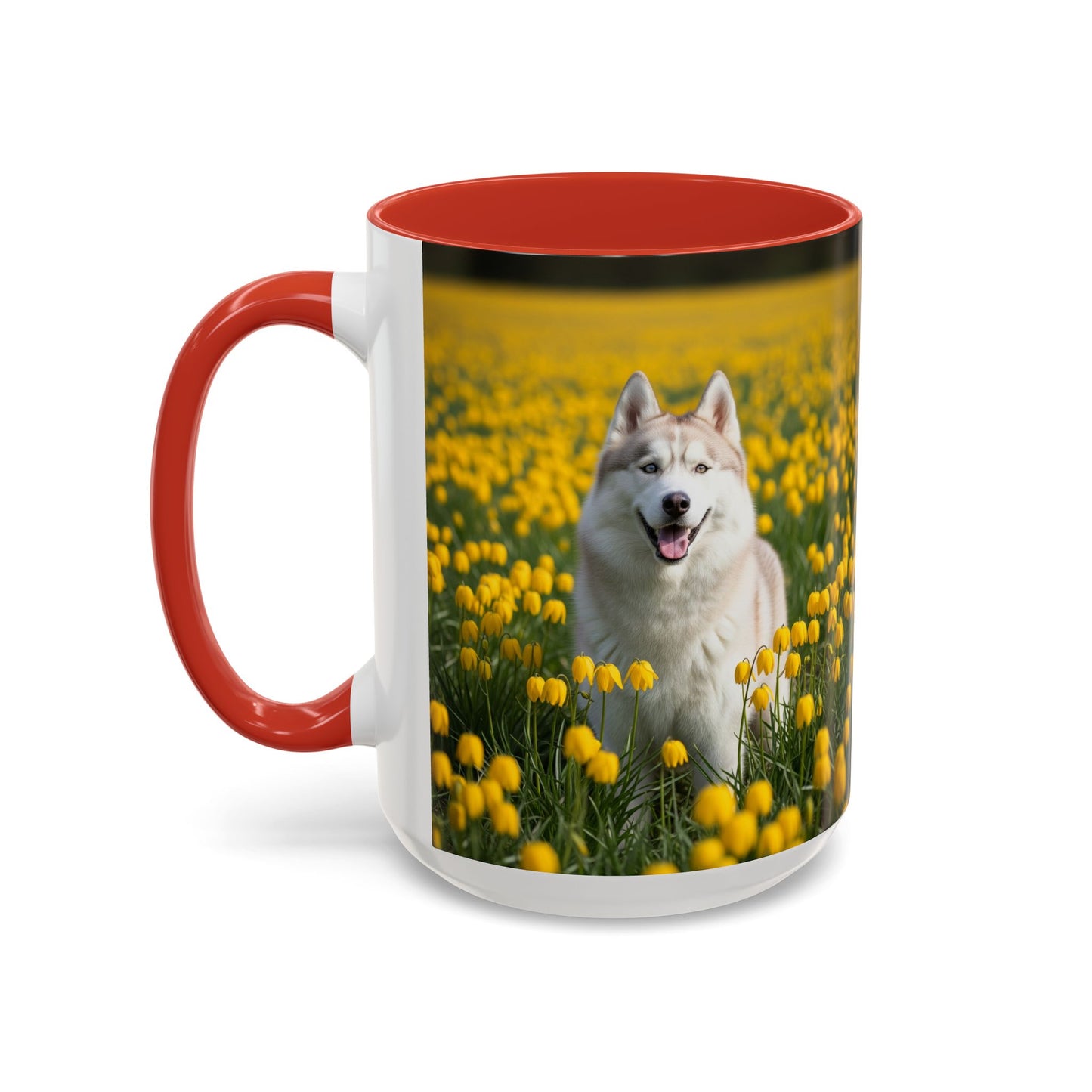 Mug à café avec motif Husky de Sibérie - Le cadeau idéal pour les amoureux des chiens