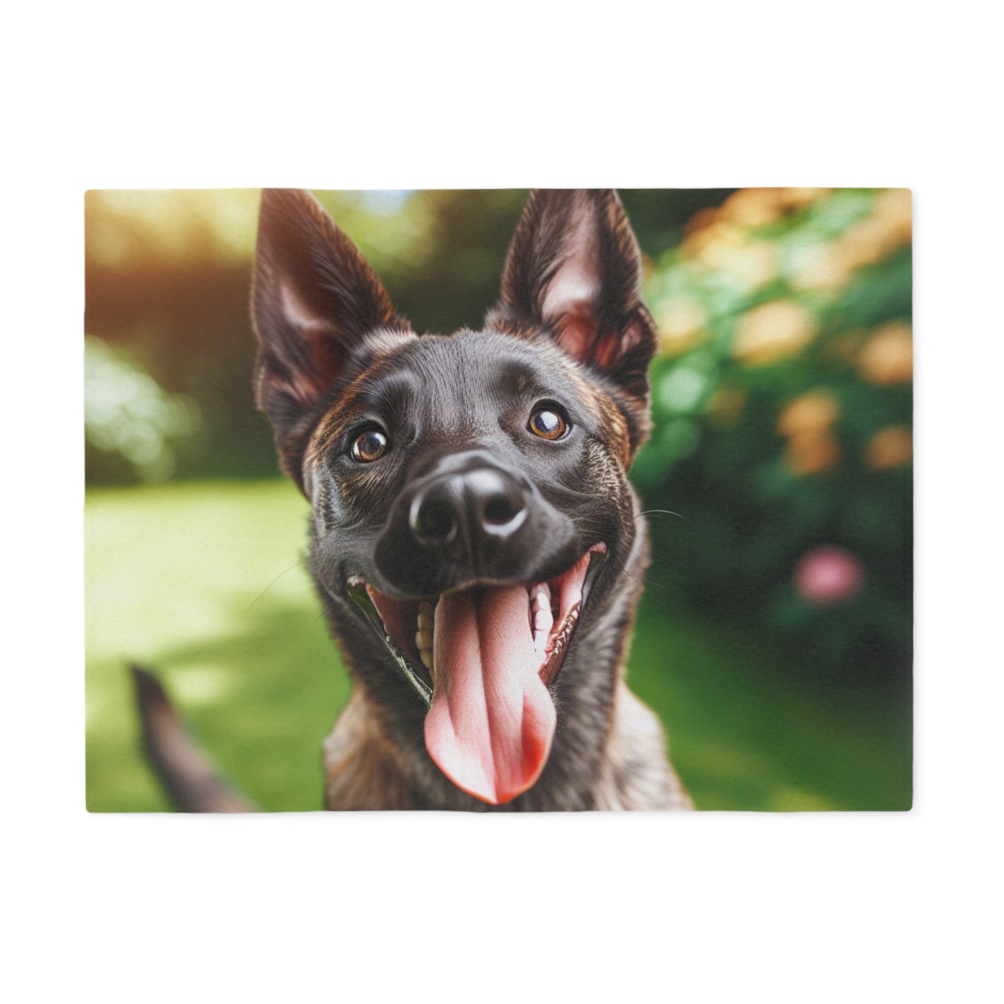 Dutch Shepherd Dog Sweatshirt Blanket