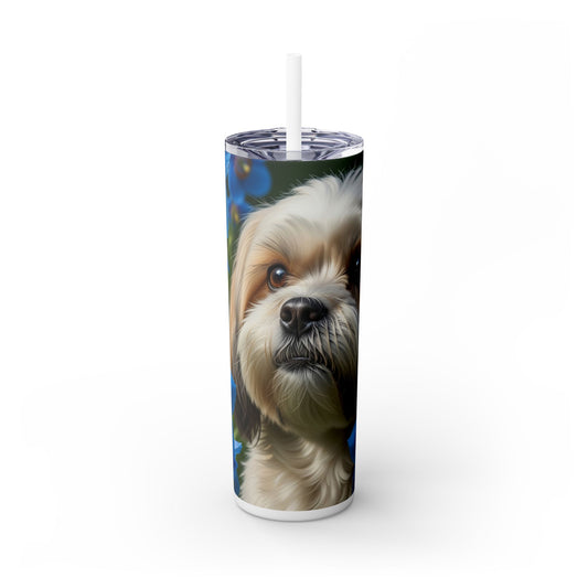 Lhasalier Tumbler with Straw, 20oz