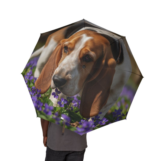 Grand Basset Griffon Vendeen Semi-Automatic Foldable Umbrella