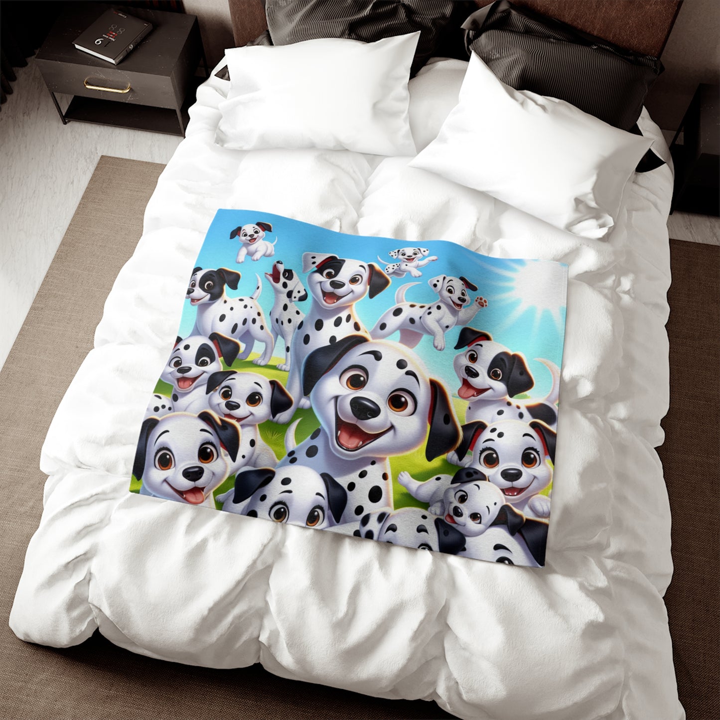 Dalmatian Sweatshirt Blanket