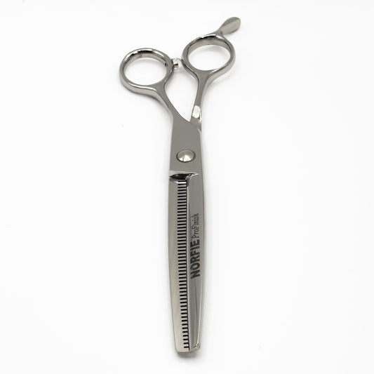 Tijeras de peluquería Norfie ProFinish de 7" VG10 para adelgazamiento
