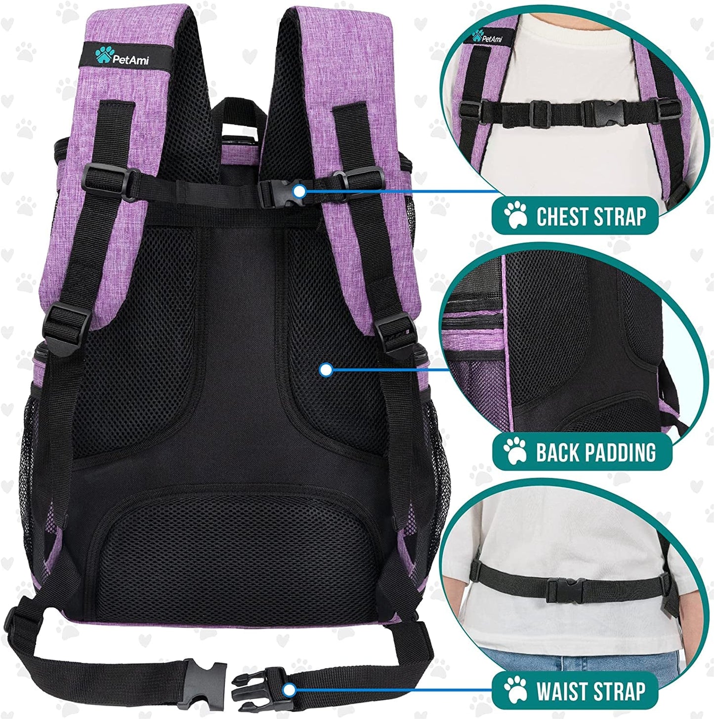 Mochila transportadora para perros y gatos