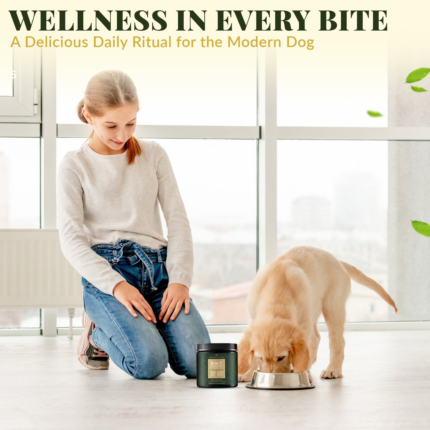 8-in-1 Daily Multivitamin Bites for Dogs – All-in-One Health Support, 120 Soft Chews