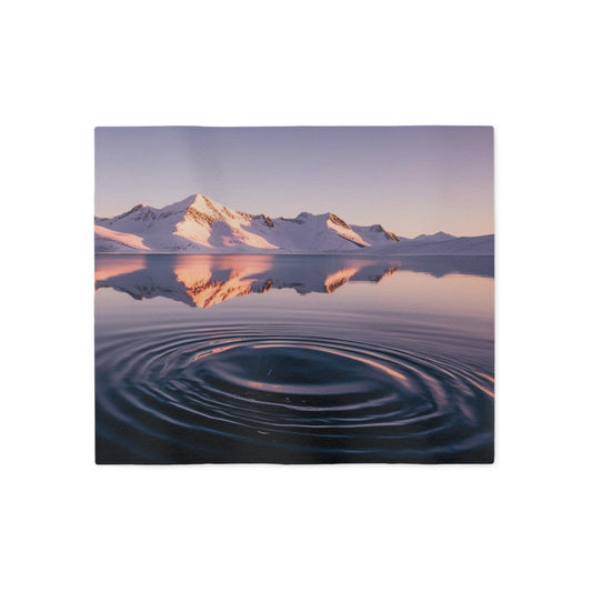 Ripple in a Mountain Lake Sweatshirt Blanket