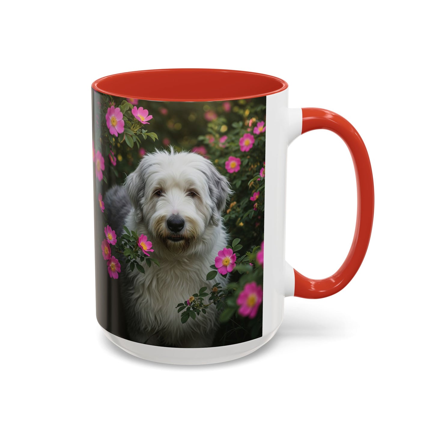 Mug à café à motif de bobtail - Cadeau idéal pour les amoureux des chiens