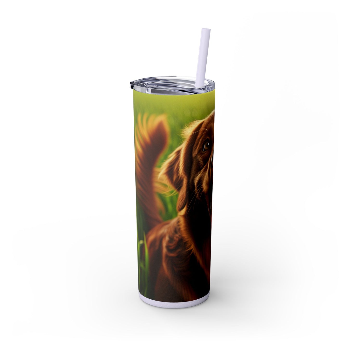 Gobelet isotherme Chesapeake Bay Retriever avec paille, 590 ml