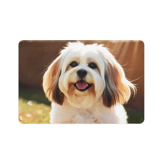 Pet Food Mat (12x18) - Lhasa Apso