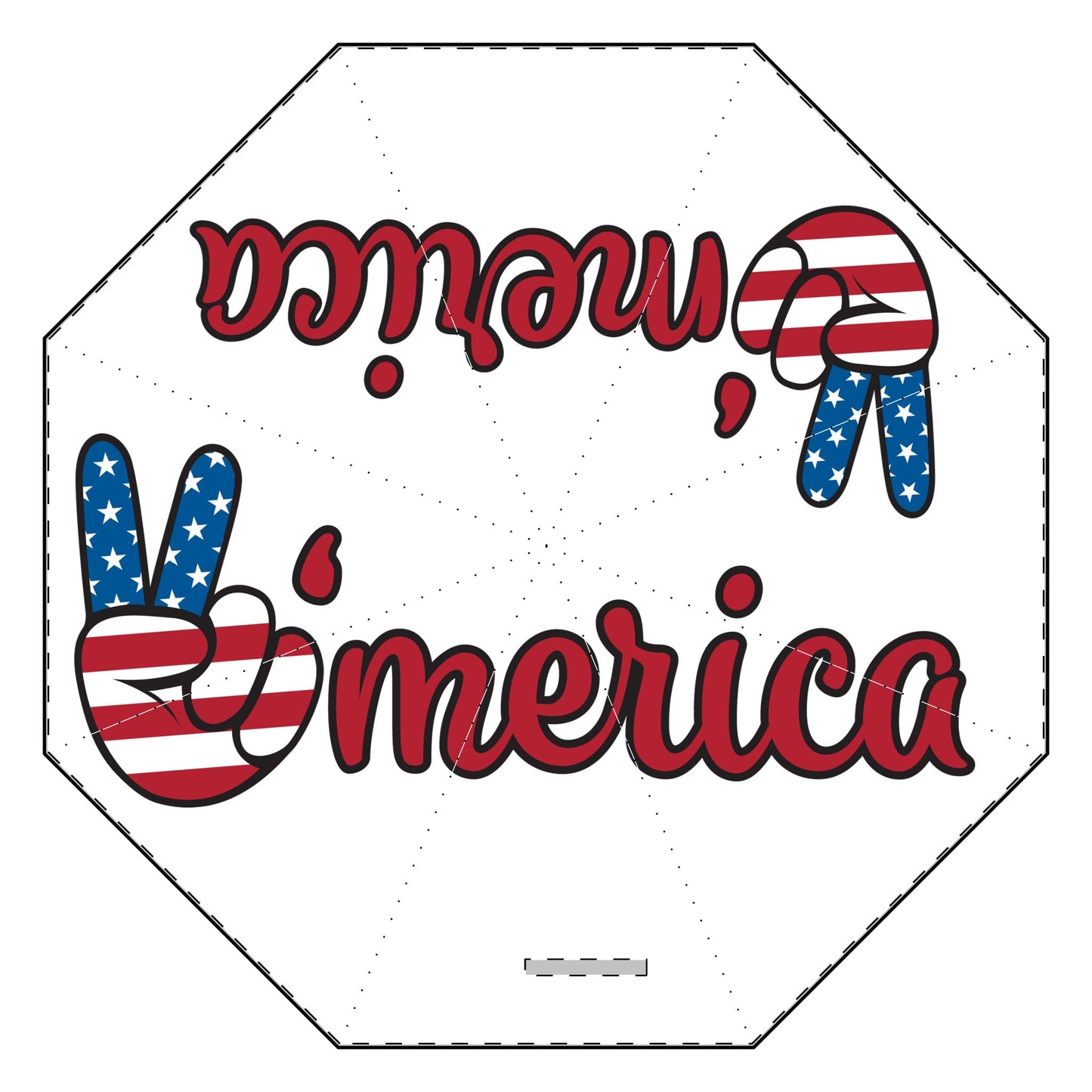 Merica Semi-Automatic Foldable Umbrella